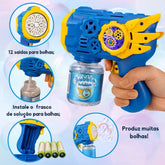 Brinquedo Lança Bolhas Automática com Luz