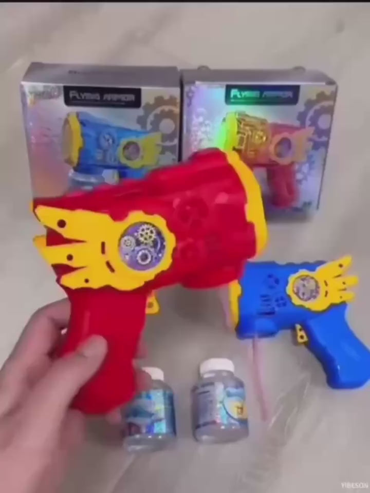 Brinquedo Lança Bolhas Automática com Luz