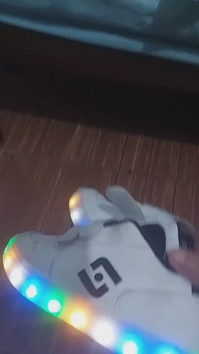 Tenis Infantil De Led - Casual Escolar - Meninos + Oculos Relogio